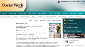 social work today website cover