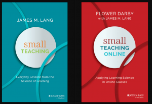 Book covers of Small Teaching and Small Teaching Online
